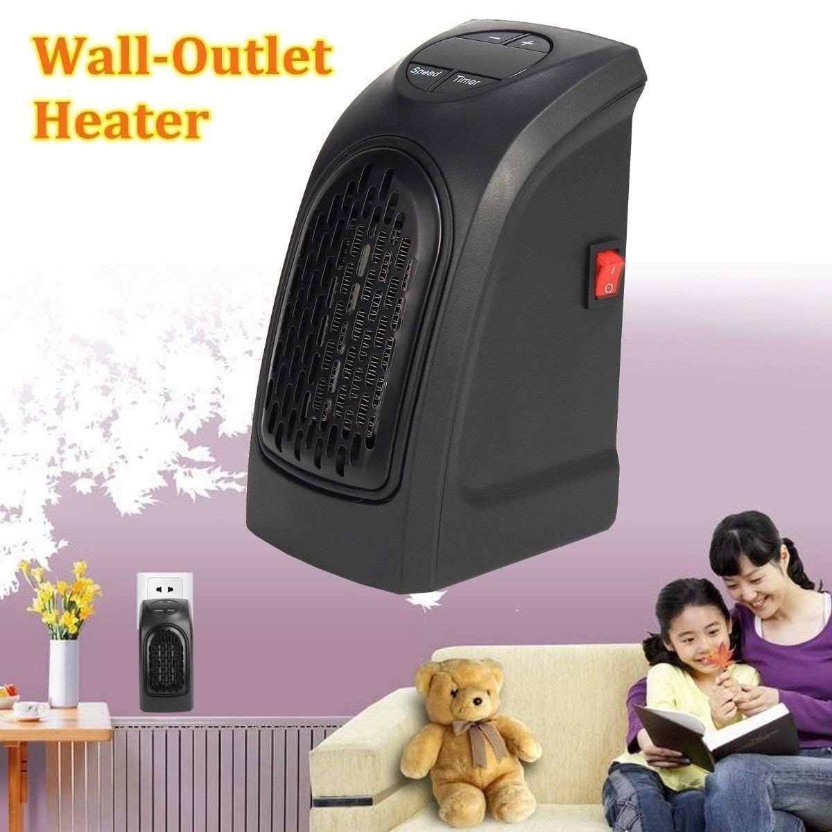MOKRUSH Electric Handy Heater|Wall-Outlet 400 Watts Electric Handy Room Heater (Room Heaters Home For Bedroom, Reading Books, Work, Bathrooms, Rooms, Offices, Home) (Room Heaters-3)