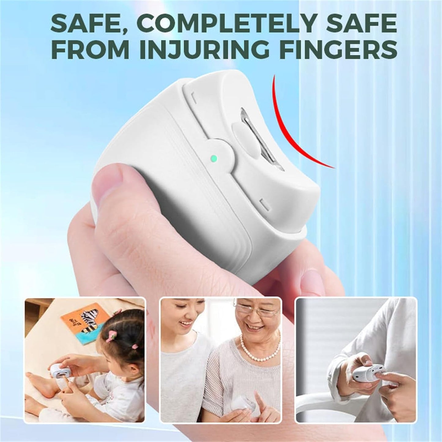 NailEase⢠Rechargeable Electric Clipper