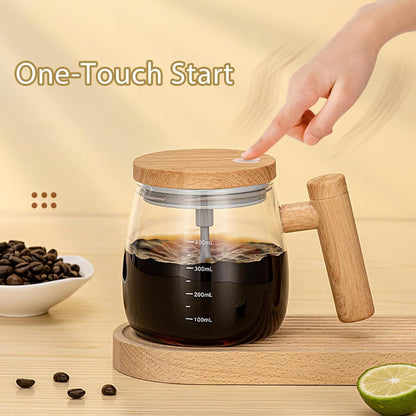 Self-Stirring Electric Mug - Effortless Automatic Mixing Coffee Tumbler for Perfect Blends on The Go. Automatic Stirring Cup For Coffee/Milk/Protein Powder At Home/office/Travel