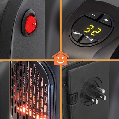 MOKRUSH Electric Handy Heater|Wall-Outlet 400 Watts Electric Handy Room Heater (Room Heaters Home For Bedroom, Reading Books, Work, Bathrooms, Rooms, Offices, Home) (Room Heaters-3)